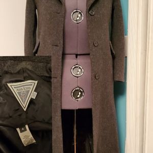 Marvin Richards Wool Coat Size 4 Gray